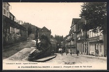 CPA Plombières-les-Bains, Avenue L. Français et route du Val d´Ajol 