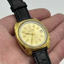 Montre Vintage À Restaurer Bulova Accutron 2181F Date Dial Suisse Quartz 37Mm