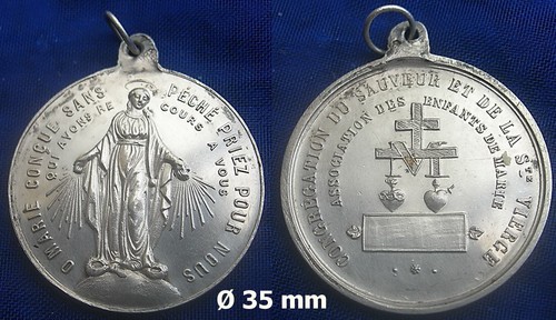 Ancienne medaille argent - ancienne,