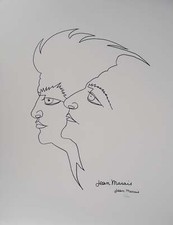 Jean MARAIS : Jean Gabin et Moi, Lithographie signée