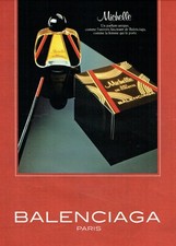  Publicité Advertising 0322 1981    la femme porte Michelle Balenciaga