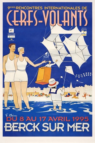 Affiche poster berck cerf - berck,