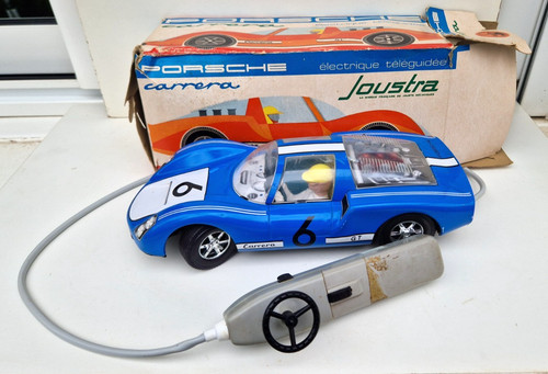 Porsche carrera bleu - bleu, en
