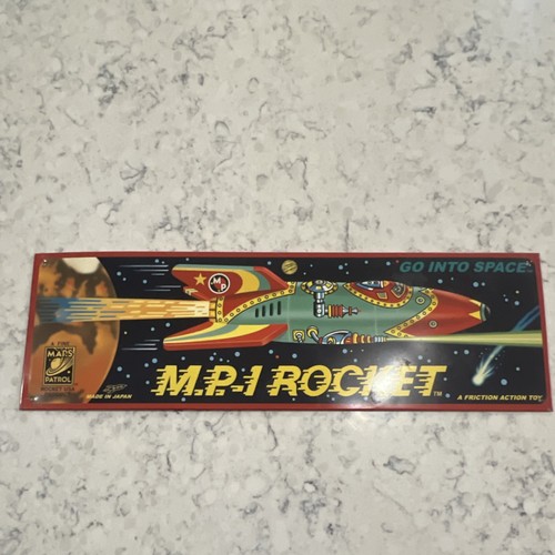 Mars patrol vintage rocket - vintage, tin