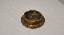Cendrier En Laiton Ancien Artisanal