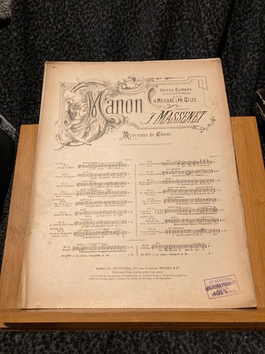 Jules massenet manon le - massenet,