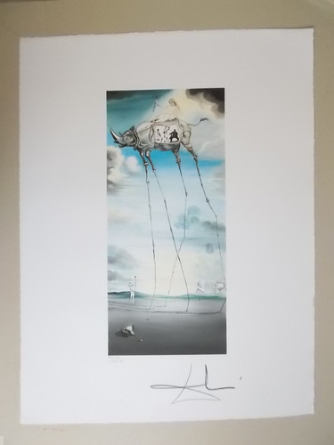 Lithographie salvador dali - salvador,