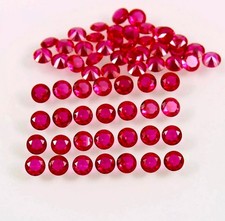 110 Pièces Rubis Rouge