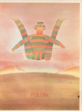 Affiche FOLON Palais des Beaux