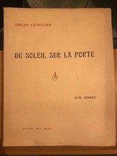 Edgar Letellier Du soleil sur la porte partition chant piano éditions Eschig
