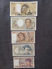 Billets Francs Usagés (3) de
