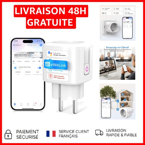 Prise connectée 16a 3680w - prise,