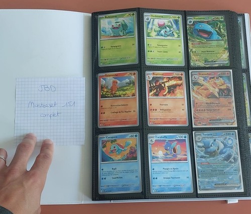 Cartes pokémon master set - cartes,