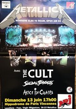 METALLICA - Affiche concert