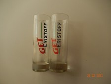 2 verres 15 cm GET eristoff