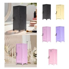 Mini casier avec serrure et clé, armoire de bureau décorative pour poupées,