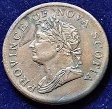 CANADA  ½ penny Half Penny 1832 - Bank token, Nova Scotia Province (1820-1867)