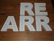Lot de 5 Lettres  Enseigne lumineuse LED