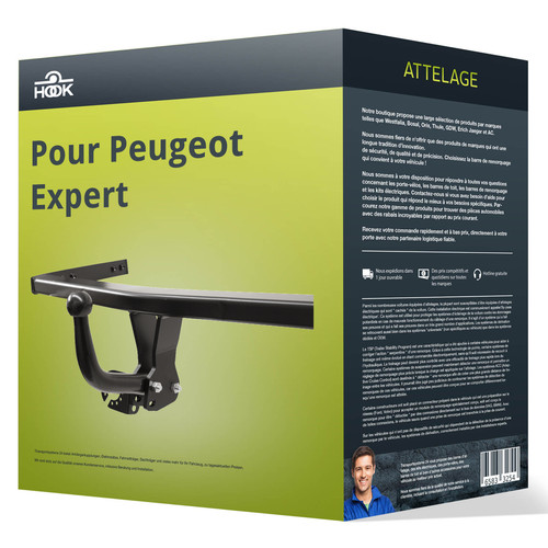 Attelage pour peugeot expert - attelage,