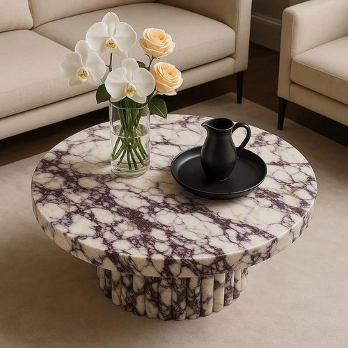 Plateau table marbre - table, en