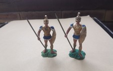 Aohna  2 soldats  " Antiquité Armée Grecque " Infanterie Lance et Bouclier 75 mm