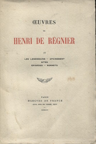 Oeuvres henri régnier - oeuvres,