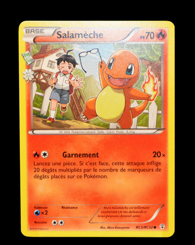 Carte pokémon salamèche rc3 - pokémon,