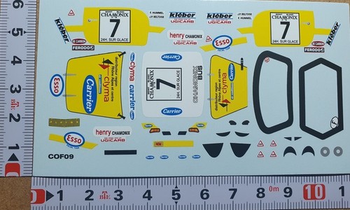 Decals alpine renault - decals, 1/43