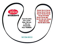 Courroie HQ platine disque vinyle THORENS TD115 TD126 TD160 TD165 TD166 TD280...