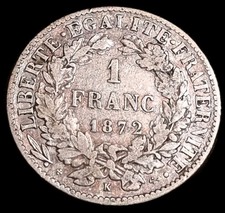 1 Franc 1872 Ceres