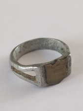 Bague Chevalière Blason Art des Tranchées Travail de Poilu WWI 2,6 g