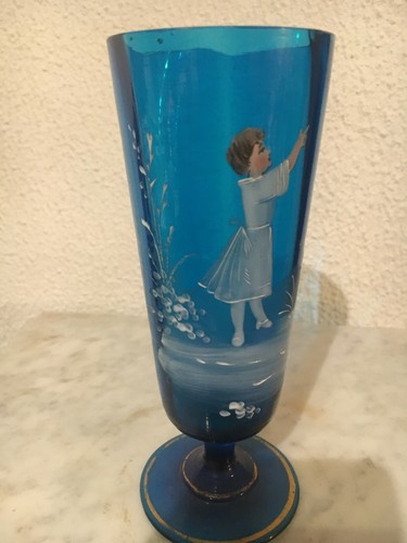 Art deco verre vase souffle - *art,