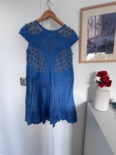 Robe BASH BA&SH taille O  bleu esprit bohème