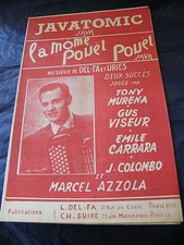 "Partition Javatomic La môme Pouet Pouet Muréna Viseur Azzola Music Sheet"