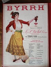 Porte-menu Ancien Publicitaire BYRRH Vin Généreux Au Quinquina