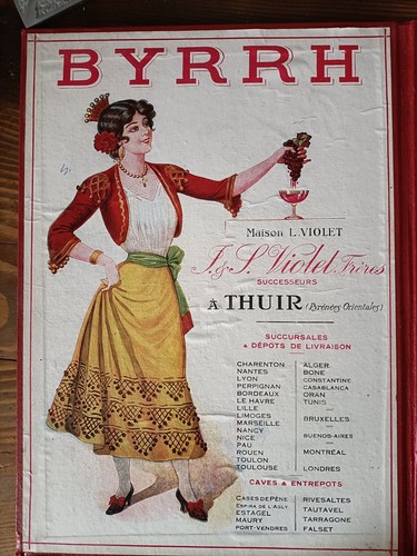 Porte menu ancien publicitaire - ancien,