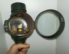 Lampe phare à Huile (vert kaki.. militaire ?)