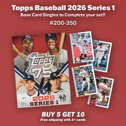 2026 topps baseball series - series, 1