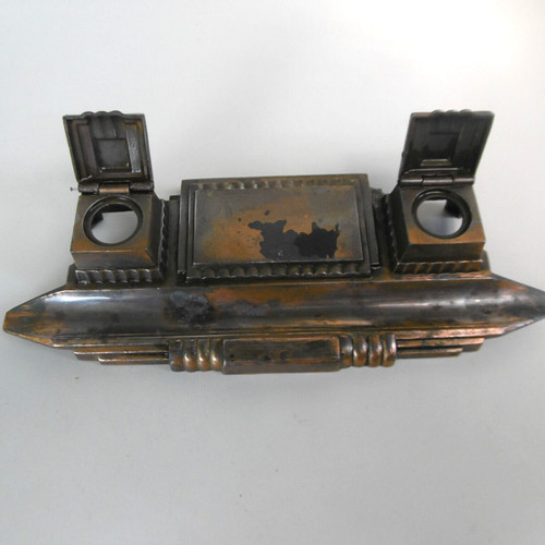 Ancien encrier regule - ancien,