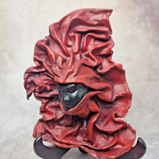 Masque visage en cuir style