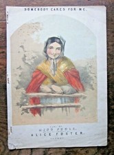 c1865 Somebody Cares partition victorienne Maguire Alice Foster compositrice féminine