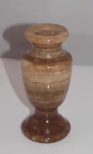 Vase onyx brun sibérien - vase,