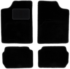 Tapis de sol en velours noir pour Suzuki Swift II année 1988-2004 set 4 pièces