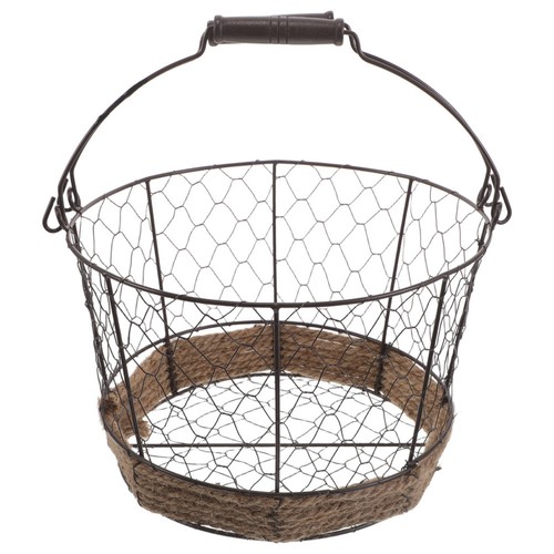 Panier rangement rond fer - panier,