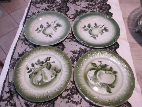 Anciennes assiettes dessert - assiettes,