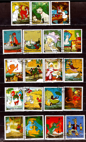 Fujeira timbres oblitérés - timbres,