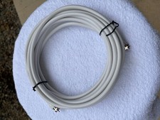 Cordon Câble Coaxial Connecteurs Fiche F Mâle/Mâle 5 m Antenne TV Satellite