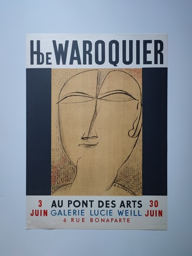 Henry waroquier affiche - waroquier,