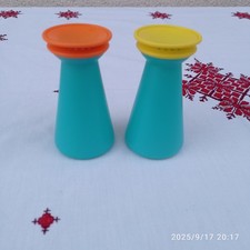 Ensemble sel et poivre, salière et poivrière Tupperware Neuf