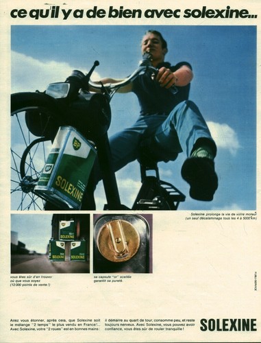 Publicité ancienne solexine - ancienne,